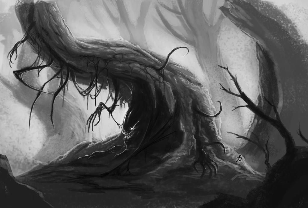 Infected Tree Creature by rob-powell on DeviantArt
