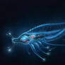 Deepsea Glowing Blue Creature