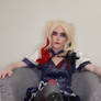 Harley sitting on an armchair 01