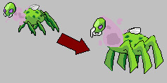 Insecorpse Sprite Evolution Line