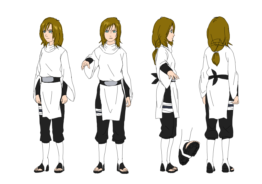 Setsuko Shippuden - Model Sheet Actualized