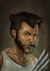 Wolverine portrait