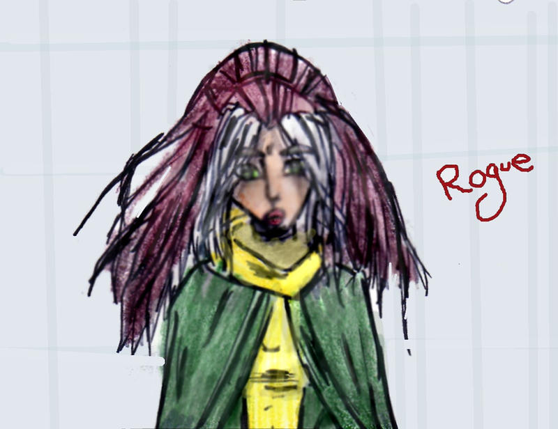 Rogue Ink Drawing rogue by anime-ink on DeviantArt