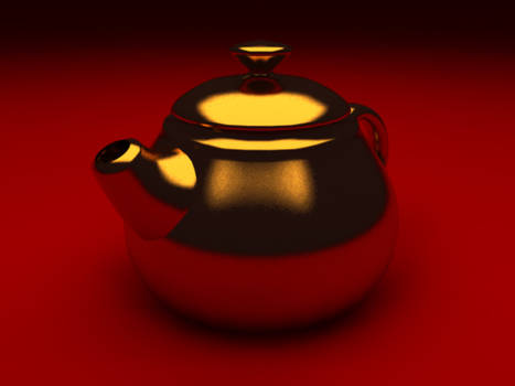 Teapot on Red