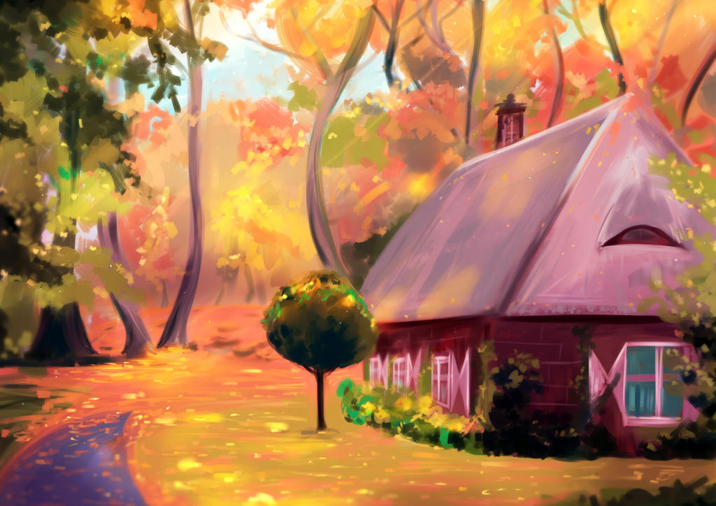 Autumn Day by Mellodee on DeviantArt
