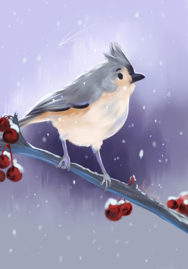 Pink Titmouse Titmouse by Mellodee on DeviantArt