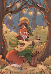 Medieval minstrel