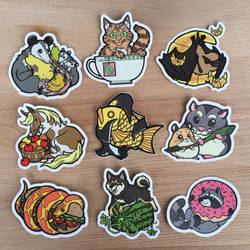 Food + Animal Stickers Group Shot