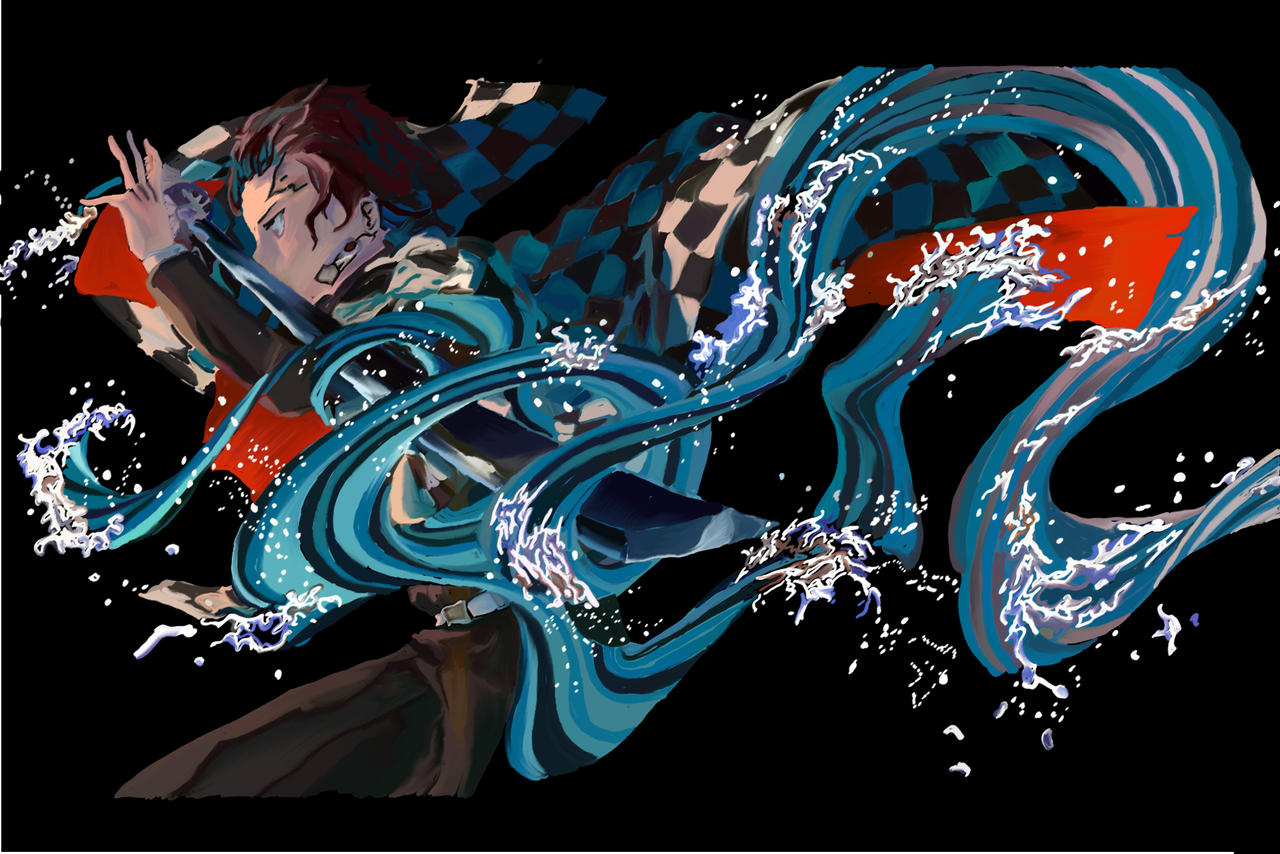 Demon Water Rides Dancing on Water | Demon Slayer: Kimetsu no Yaiba by ThiloshaNipunajith ...