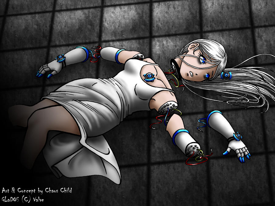 GLaDOS Wallpaper - Blue