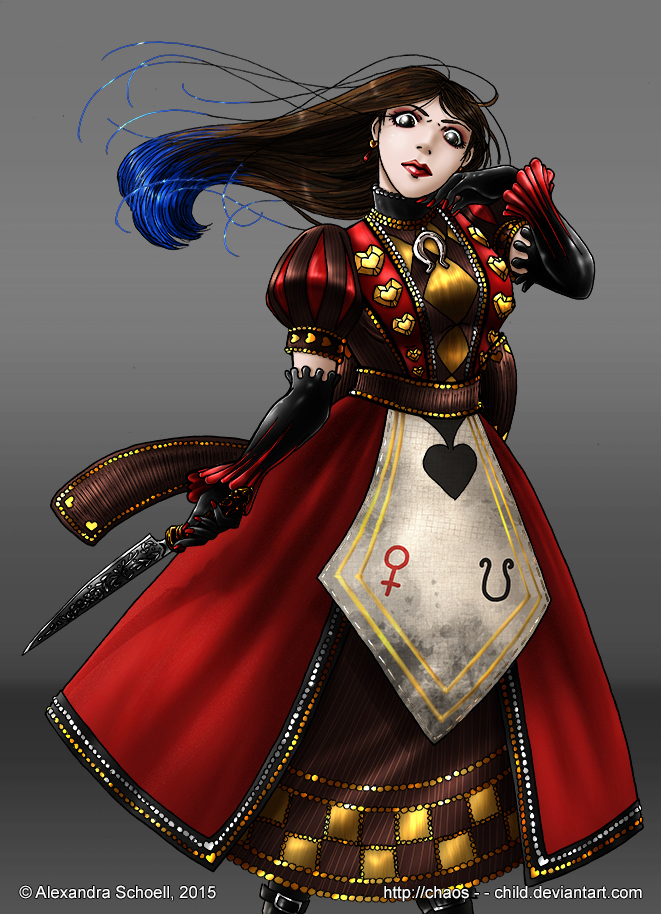 Alice Madness Returns Royal Suit outfit Poster for Sale by virginiatuck