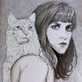 Portrait - pen and ink