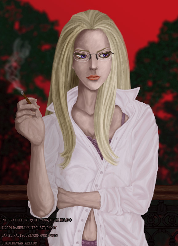 Integra Hellsing... Relaxing?