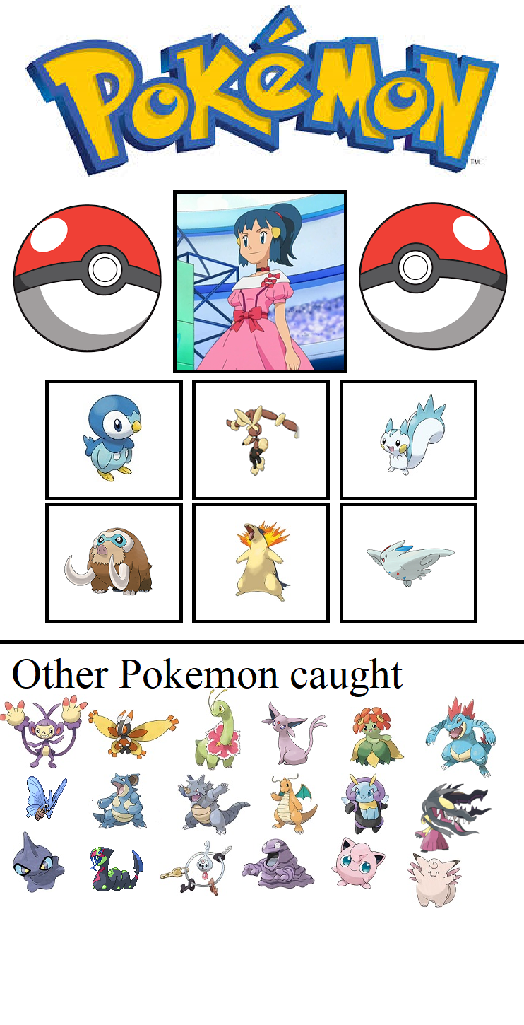 All of Dawn's Pokémon 