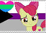 Polyromantic Demisexual Applebloom Stamp