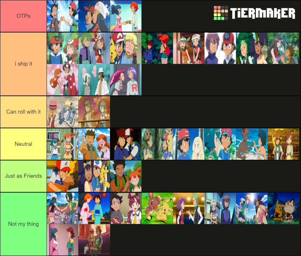 My Ash's pokemon Tier list : r/pokemonanime