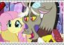 Fluttershy x Discord Stamp 3