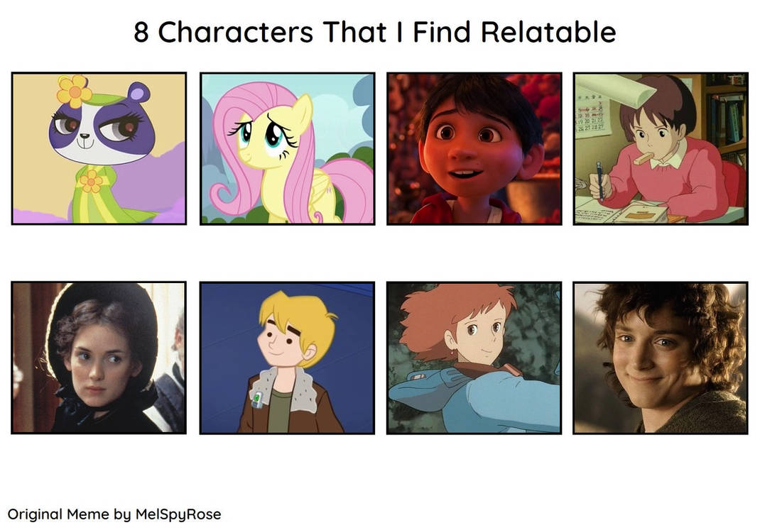 8 Characters That I Find Relatable Part 1 by CallMeBlackBeauty on ...
