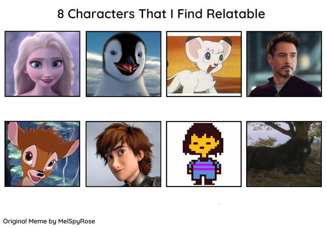 8 Characters That I Find Relatable Part 2 by CallMeBlackBeauty on ...