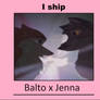 I Ship Balto x Jenna