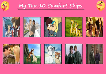 (Final Redo!) My Top 10 Comfort Ships by CallMeBlackBeauty