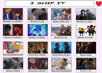 I Ship It Meme (Yaoi/Gay Edition) Part 1 by CallMeBlackBeauty