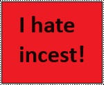 I Hate Incest! Stamp