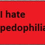 I Hate Pedophilia! Stamp