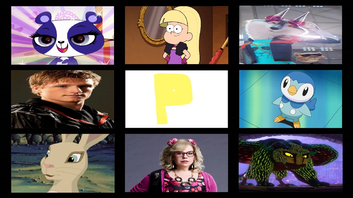 Characters Ppl My Favorite Letter P Characters by CallMeBlackBeauty on DeviantArt