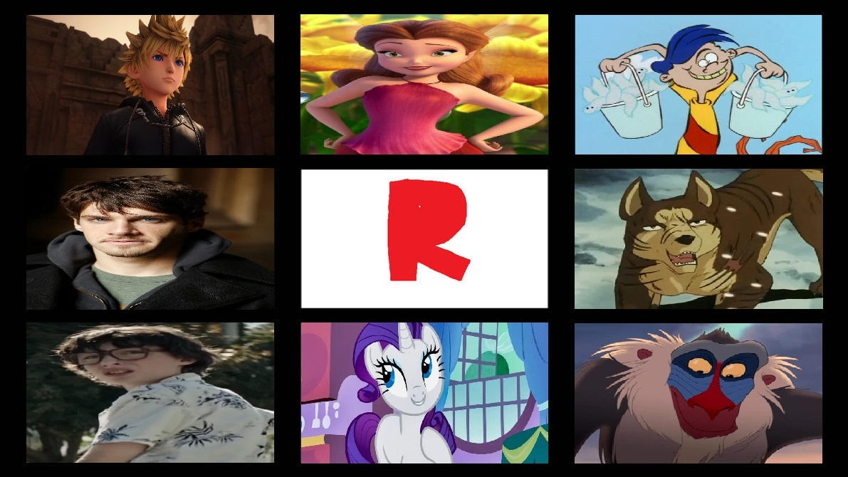 My Favorite Letter R Characters by CallMeBlackBeauty on DeviantArt