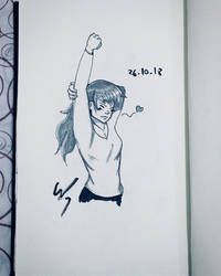 Inktober 26/10/18 - Stretch