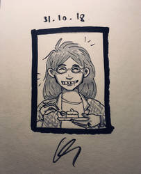 Inktober 31/10/18 - Slice