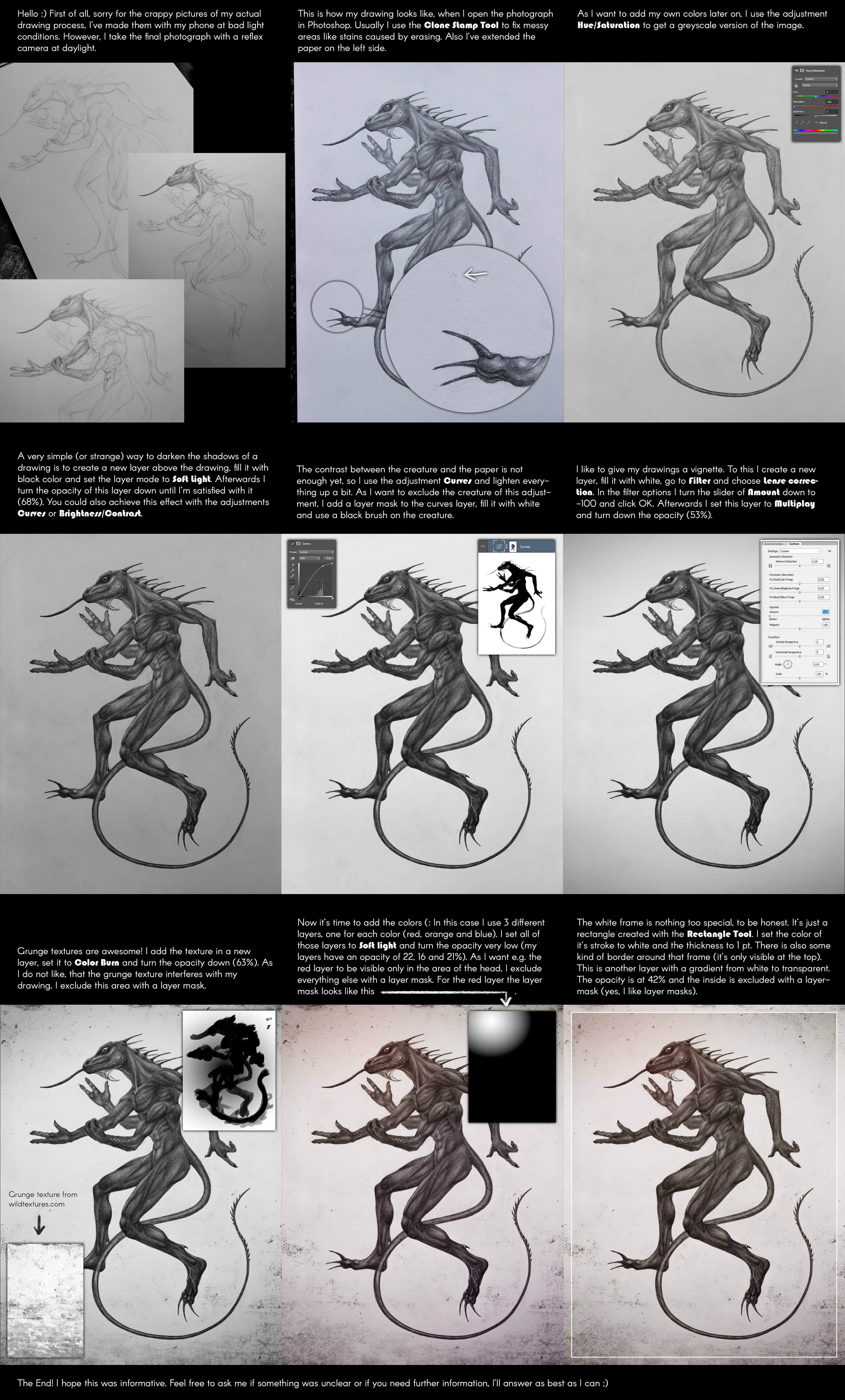 Process of 'Lizard-like'