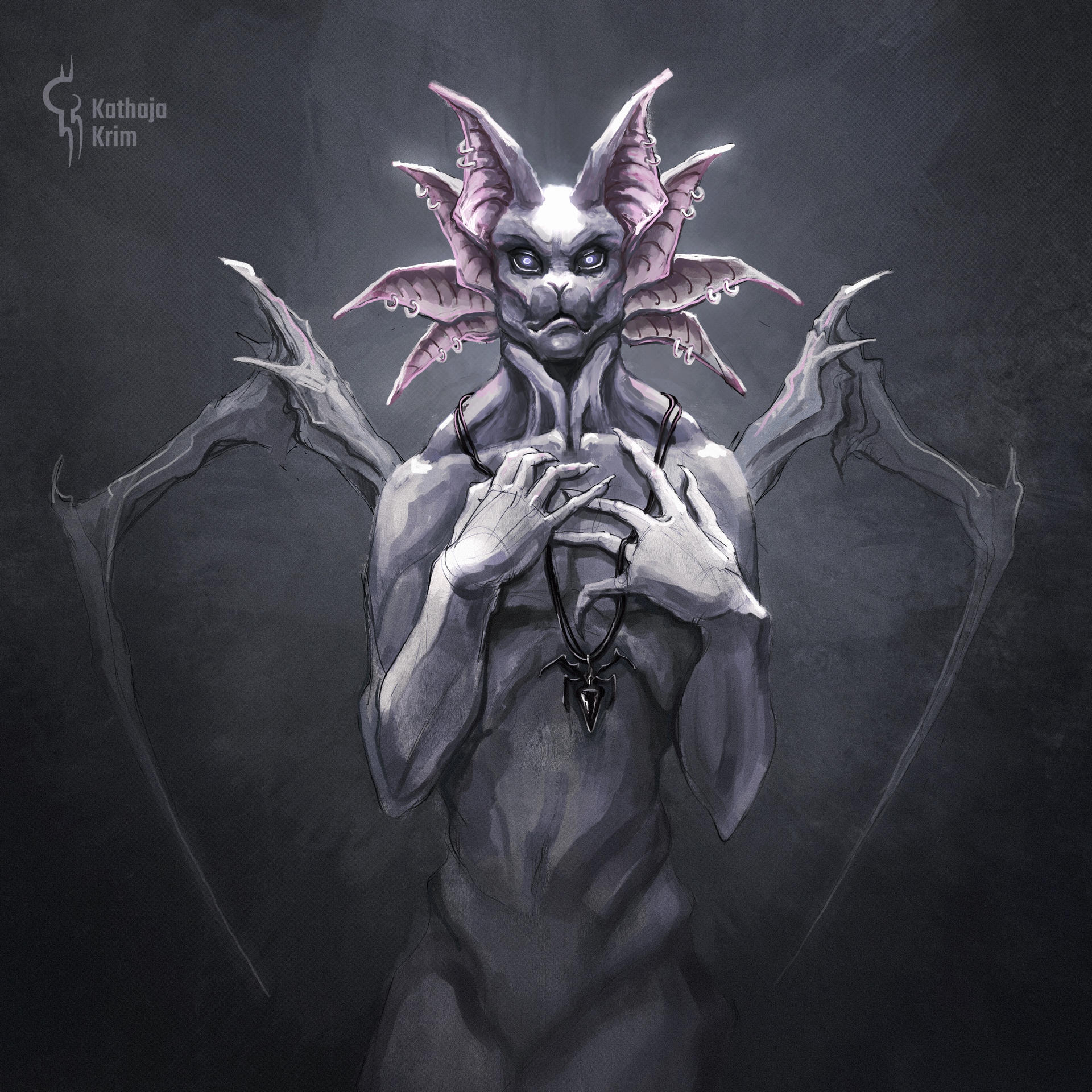 creatuanary 2022 - bat god by Kathaja on DeviantArt