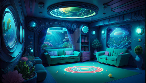 living room aquarium #13