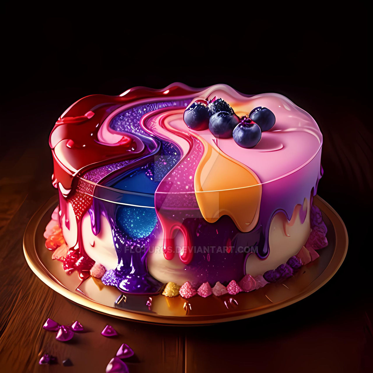 3D Sweet Food Dessert #13