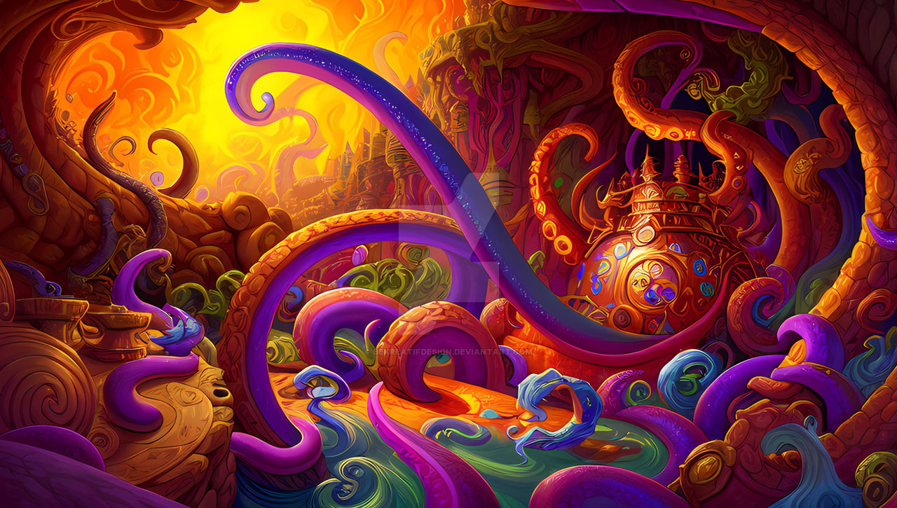 Octopus Tentacles Chaotic Surrealism 7 By Bekreatifdesign On DeviantArt octopus-tentacles-chaotic-surrealism-7-by-bekreatifdesign-on-deviantart