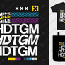 Hdtgm typography fashion style retro wireframe