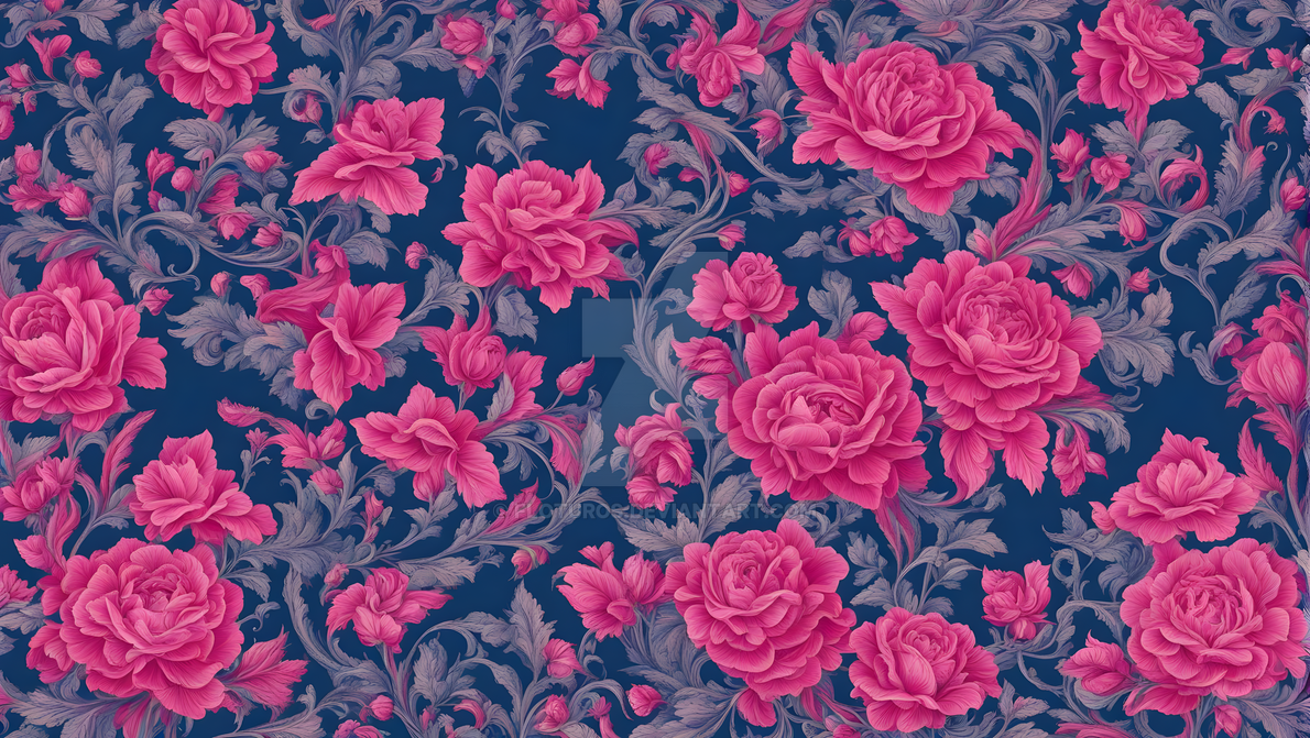 Floers Pattern pattern flower srose by Floturos on DeviantArt