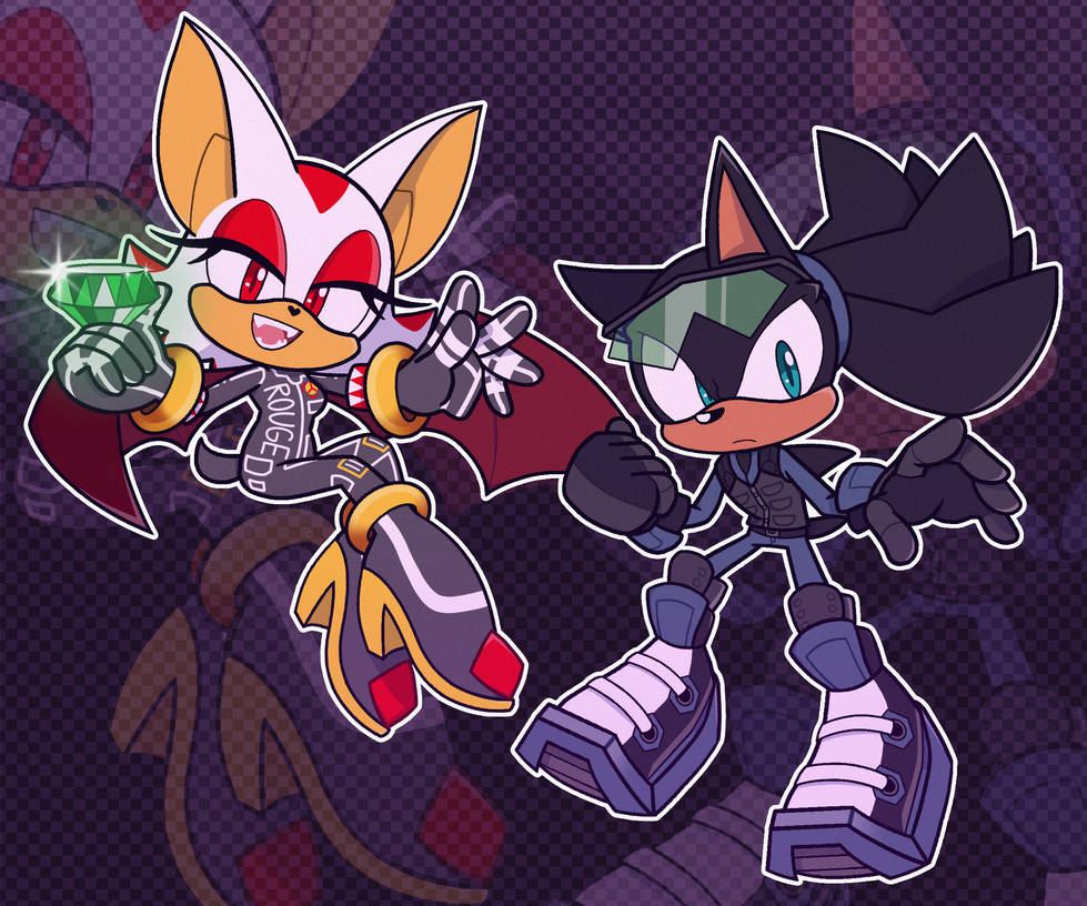Agent Shadow and ultimate life form Rouge by mechagun on DeviantArt