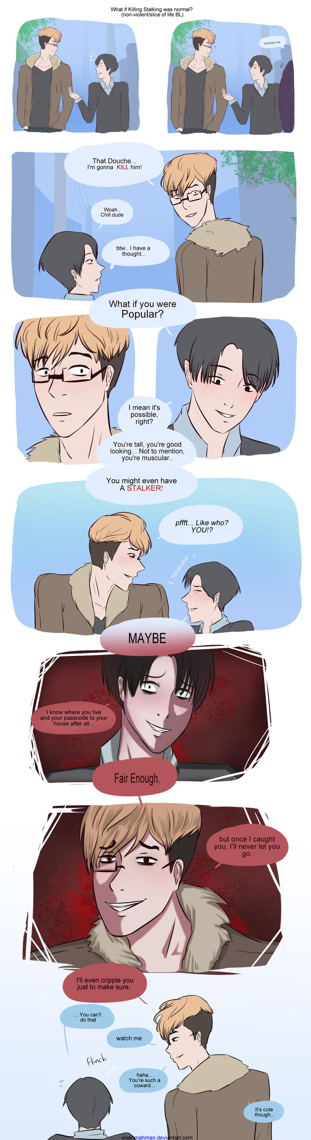 Killing Stalking- If you haven't read it and plan to don't look at