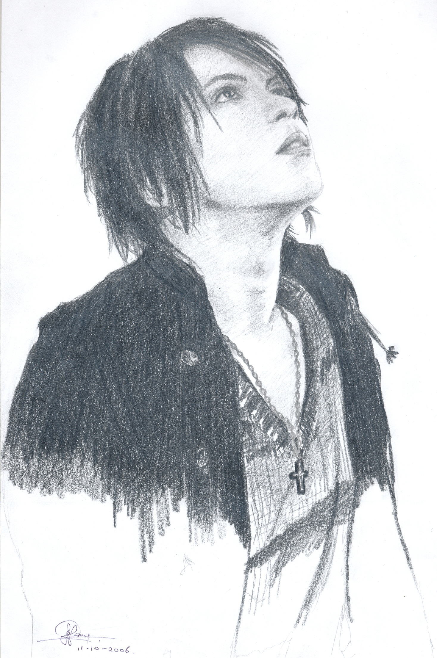 Hyde pencil sketch