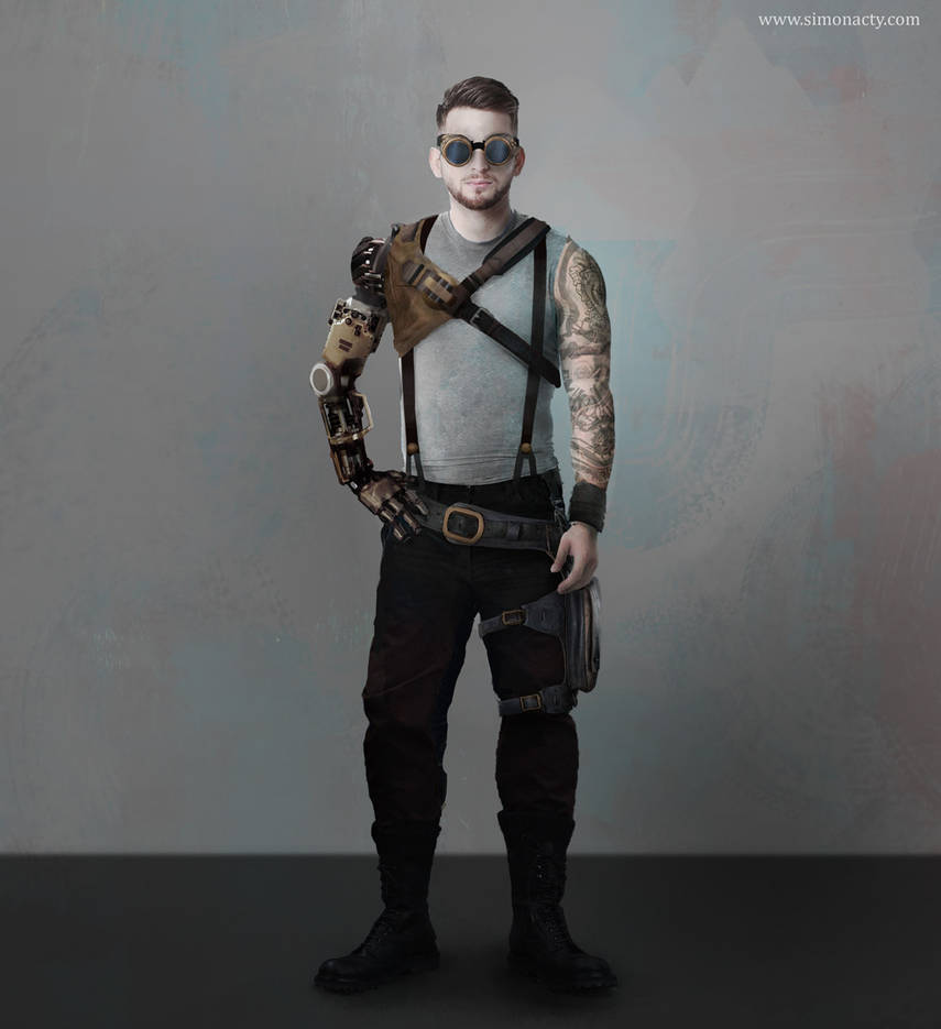 dieselpunk character #05 by TheRollingMan on DeviantArt