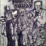 The Real Monster Squad by Gerry Albert - Pen on Pa