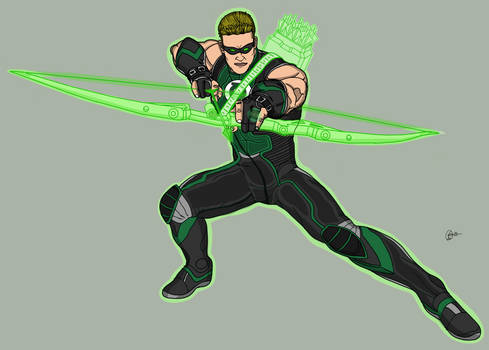 AGENT BARTON - Hawkeye / Green Lantern Amalgam
