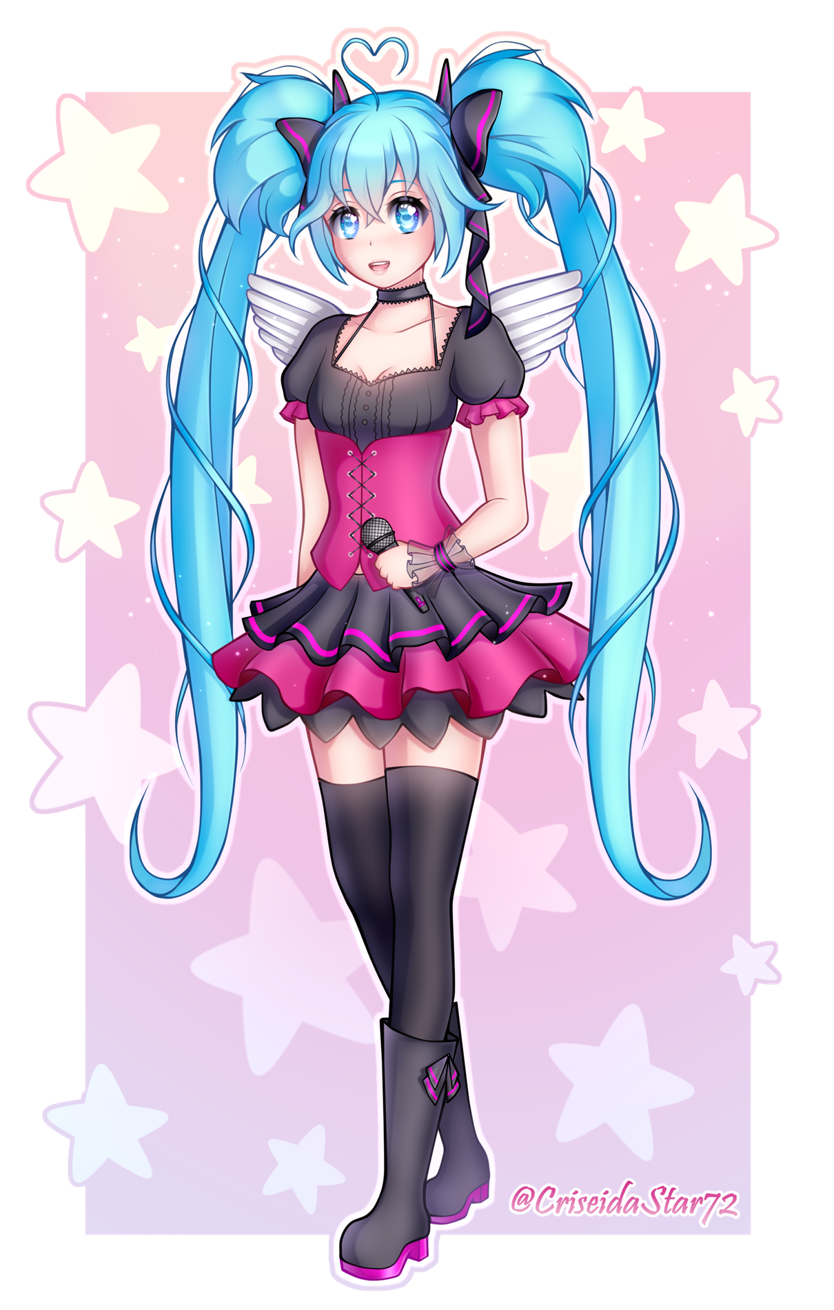 Hatsune Miku - 1/6 Out Of The Gravity by CriseidaStar72 on DeviantArt