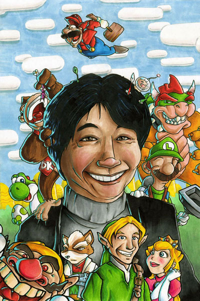 Shigeru Miyamoto stays by Mariohenri on DeviantArt