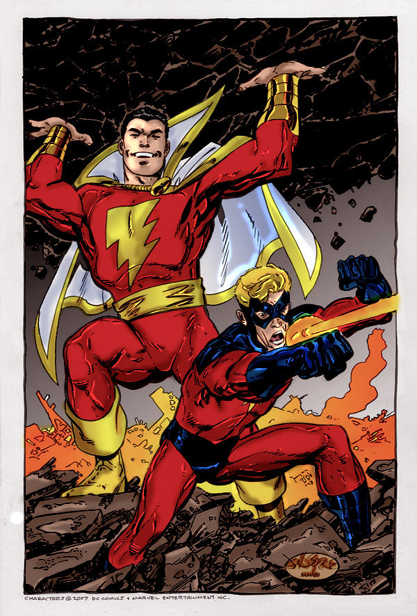 capitan marvel dc de byrne by namorsubmariner on DeviantArt