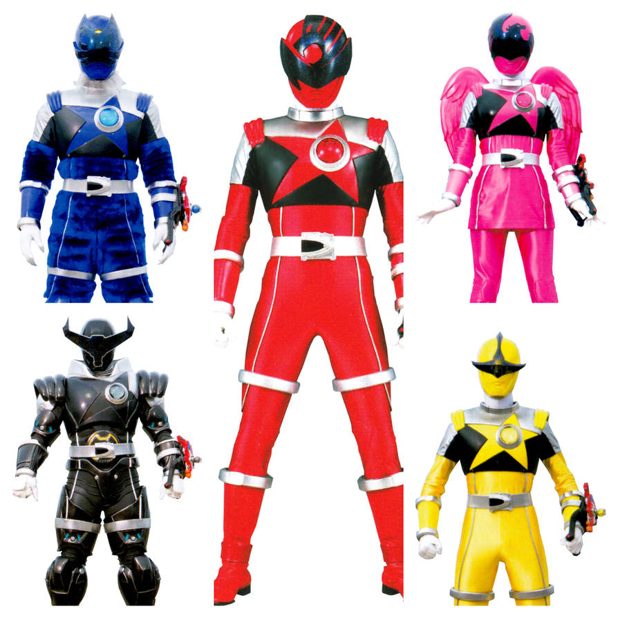 Power Rangers Astro Force team by Rainbowshadowstar on DeviantArt