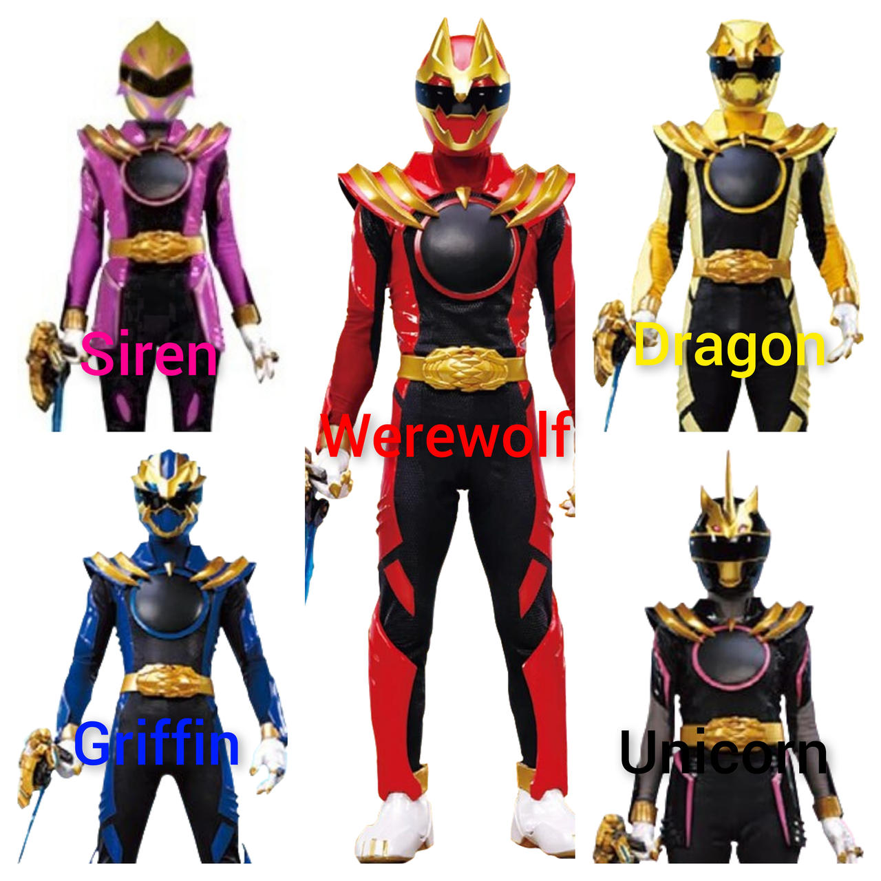Power Rangers Mighty Beasts aka Gozyuger Myth Au 2 by Rainbowshadowstar ...